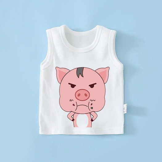 ÁO BA LỖ CHO BÉ TRAI BÉ GÁI CHẤT COTTON MẪU ĐÁNG YÊU CHO BÉ 8-20KG