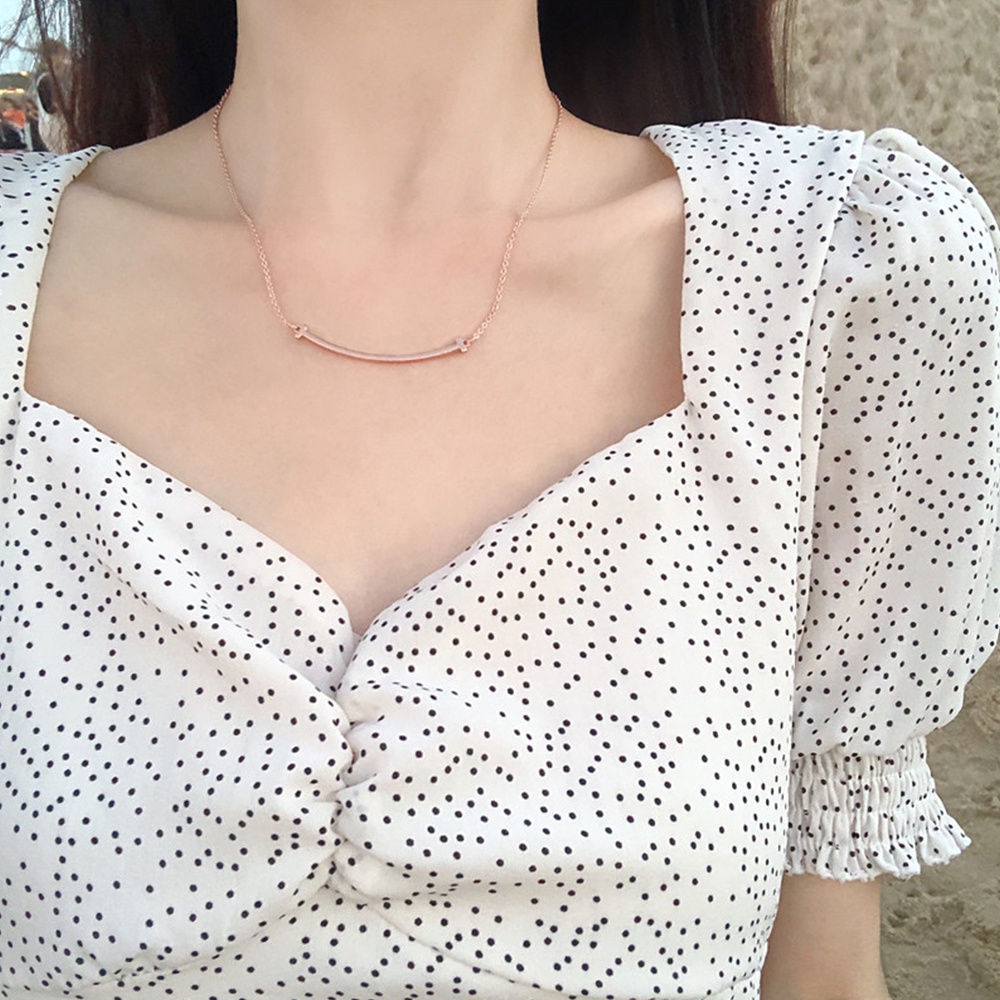 Vòng cổ mặt hình học bằng hợp kim thời trang cho nữ