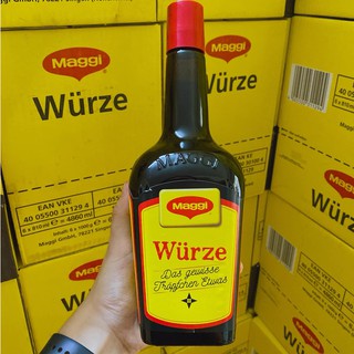Nước tương maggi Wurze Đức chai 1 lít