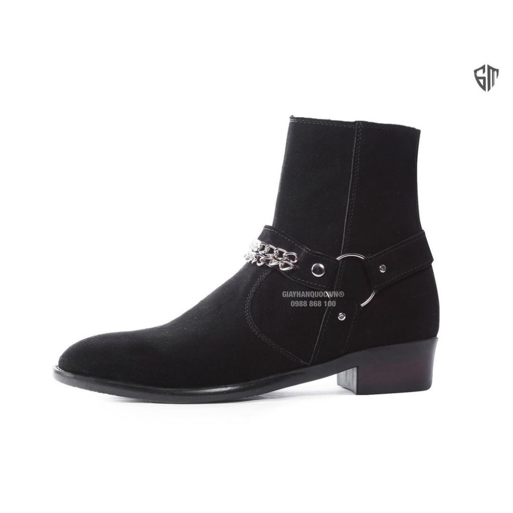 Harness Boots thời trang nam chất liệu da bò nguyên tấm | BigBuy360 - bigbuy360.vn
