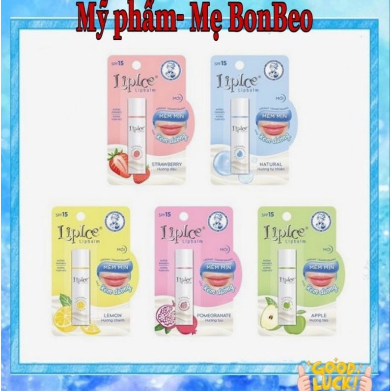 Son dưỡng không màu chuyển kem mịn Lipice Creamy 4.3g
