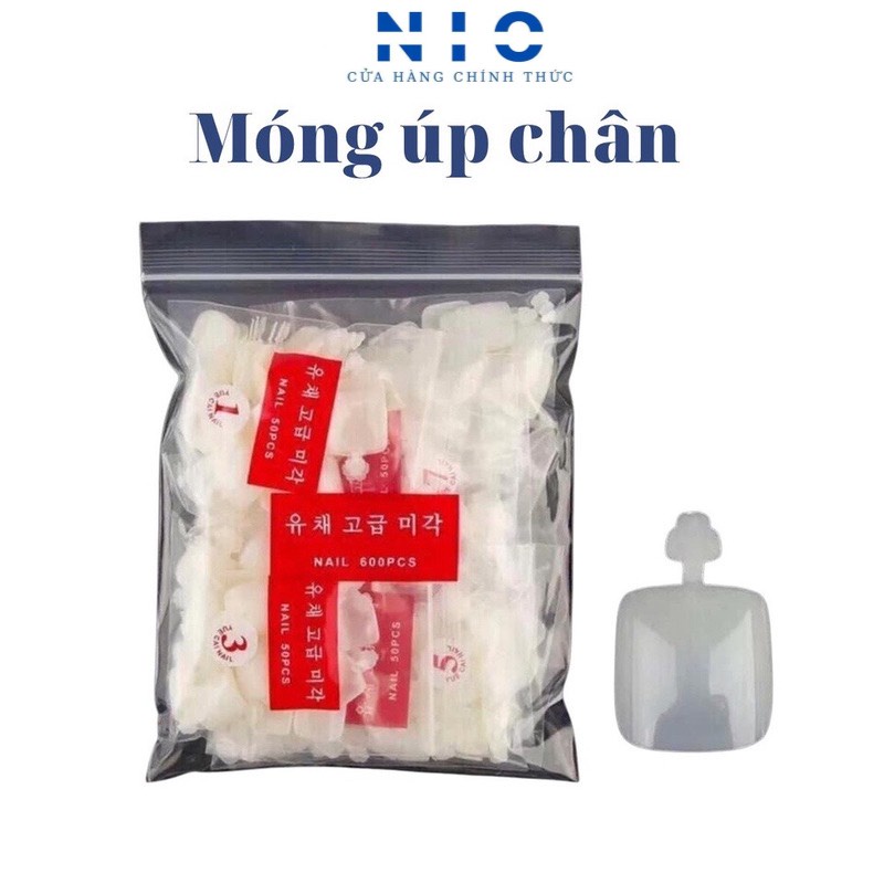 Móng úp chân ( túi 500 móng ).