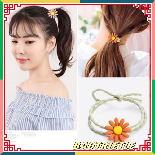 Cột tóc hoa nhiều mẫu cute-baotrietle (giao ngẫu nhiên màu)