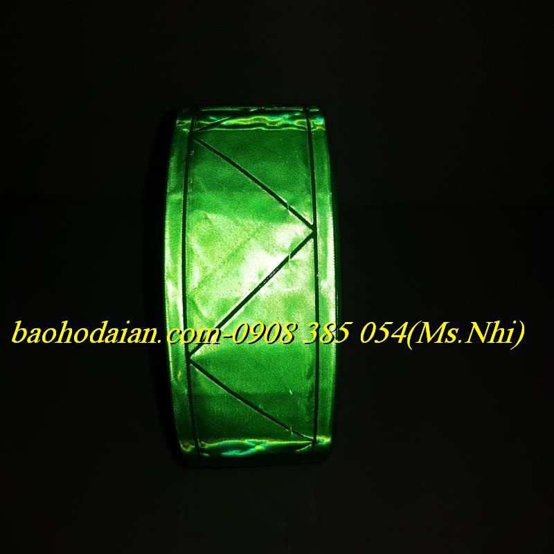 Cuộn phản quang nhựa hoạt tiết W 5cm x 50m may kèm quần áo- Nhiều màu lựa chọn