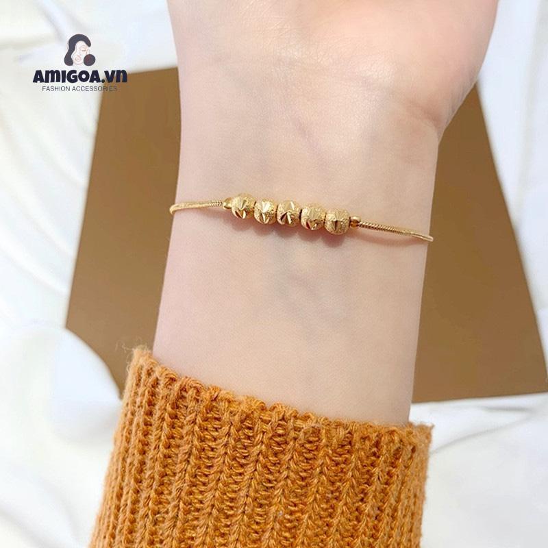 ✨✨Vòng Tay Năm Cánh Đơn Giản Không Phai Màu Cho Nữ