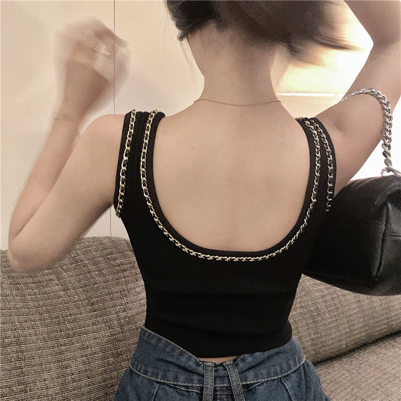 COZOK Áo Dệt Kim Không Tay Thời Trang Gợi Cảm Cho Nữ