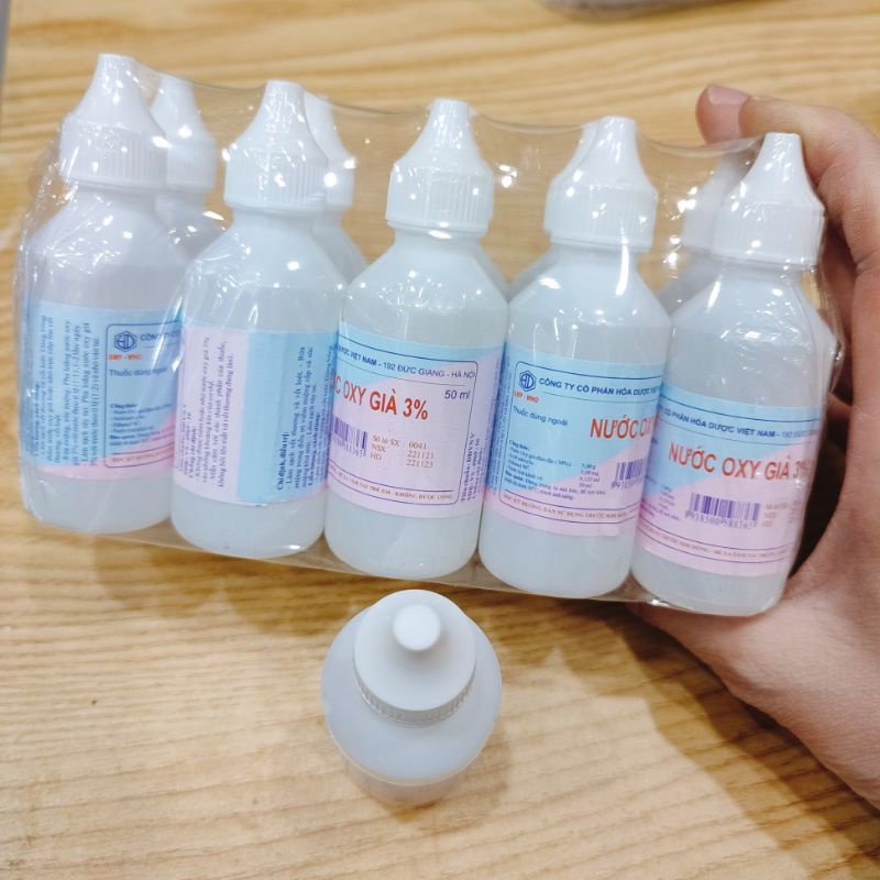 Oxy già nước oxy già 3%
