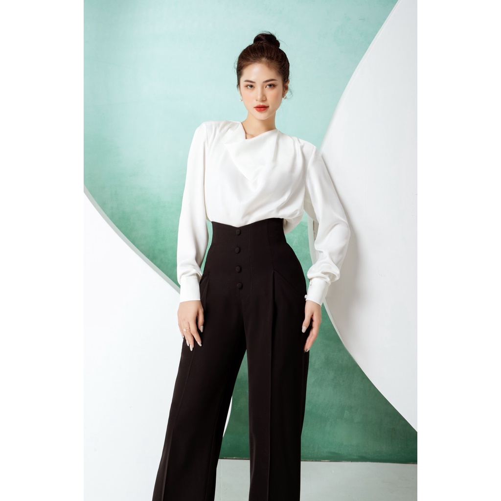 VELLE DESIGN Quần Nali công sở dày dặn, mượt mát không nhăn