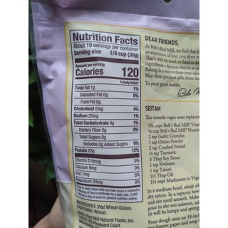 Bột mì Gluten Bob's Red Mill 623g ( Bột mì căn) (HD:05/10/2021)