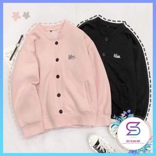 Áo khoác nỉ bông cardigan puppy lazy 3 màu đen - xanh - hồng hot 2020