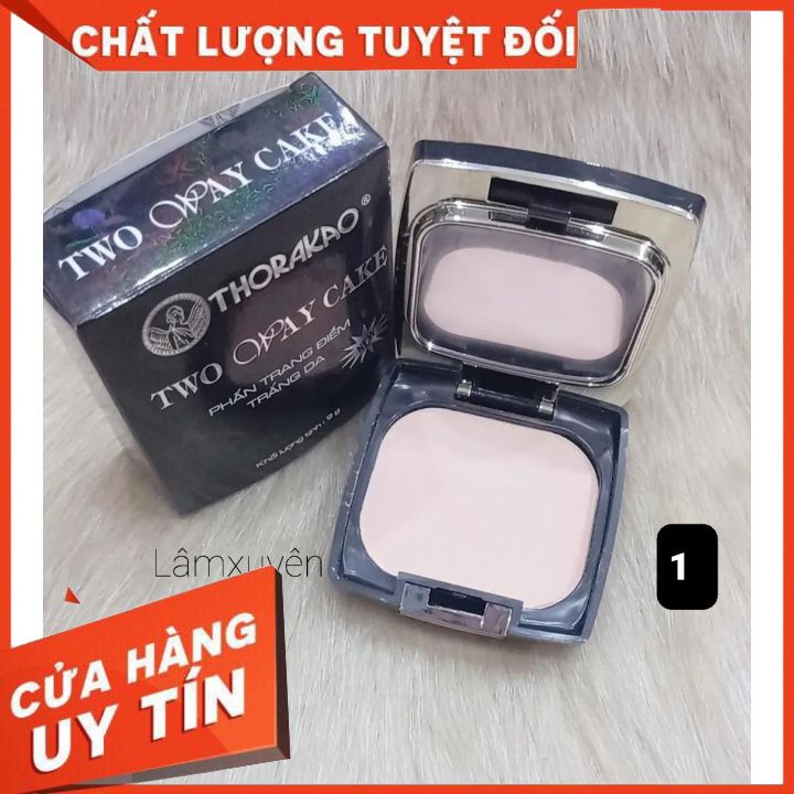 PHẤN TRANG ĐIỂM TRẮNG DA THORAKAO 9G  FREESHIP  kiềm dầu tốt,tạo lớp phủ  mỏng, nâng tông giúp da trắng sáng [tận gốc]