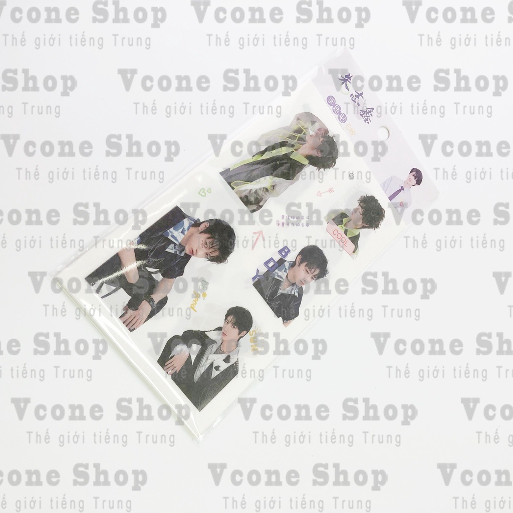 Ảnh dán sticker in hình TF GIA TỘC TẢ HÀNG TRƯƠNG CỰC CHU CHÍ HÂM TÔ TÂN HẠO idol thần tượng hoa ngữ