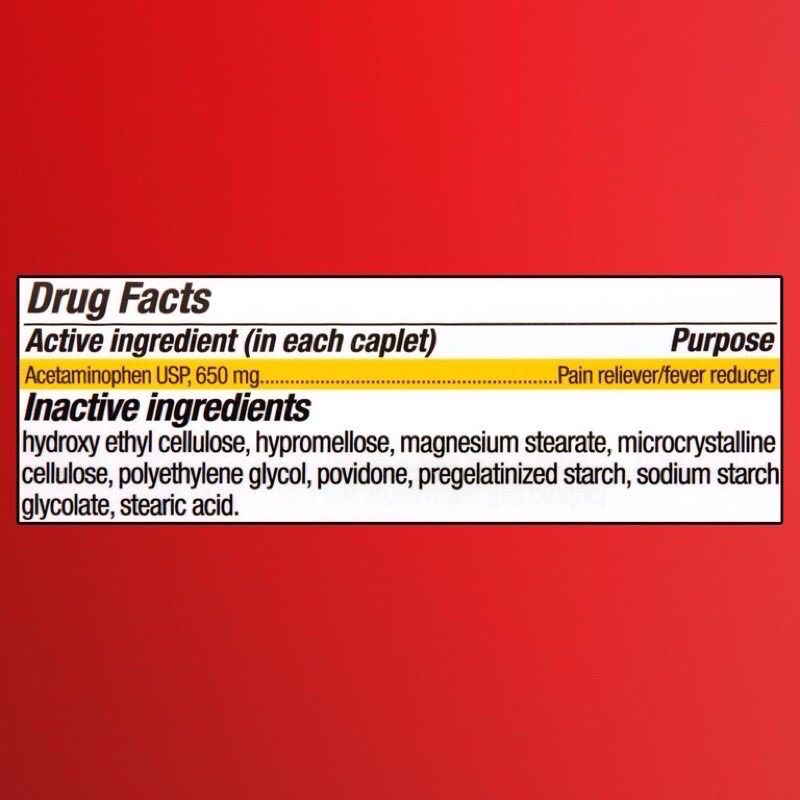 Viên khớp 8HR Acetaminophen 650 mg 225 viên Mỹ