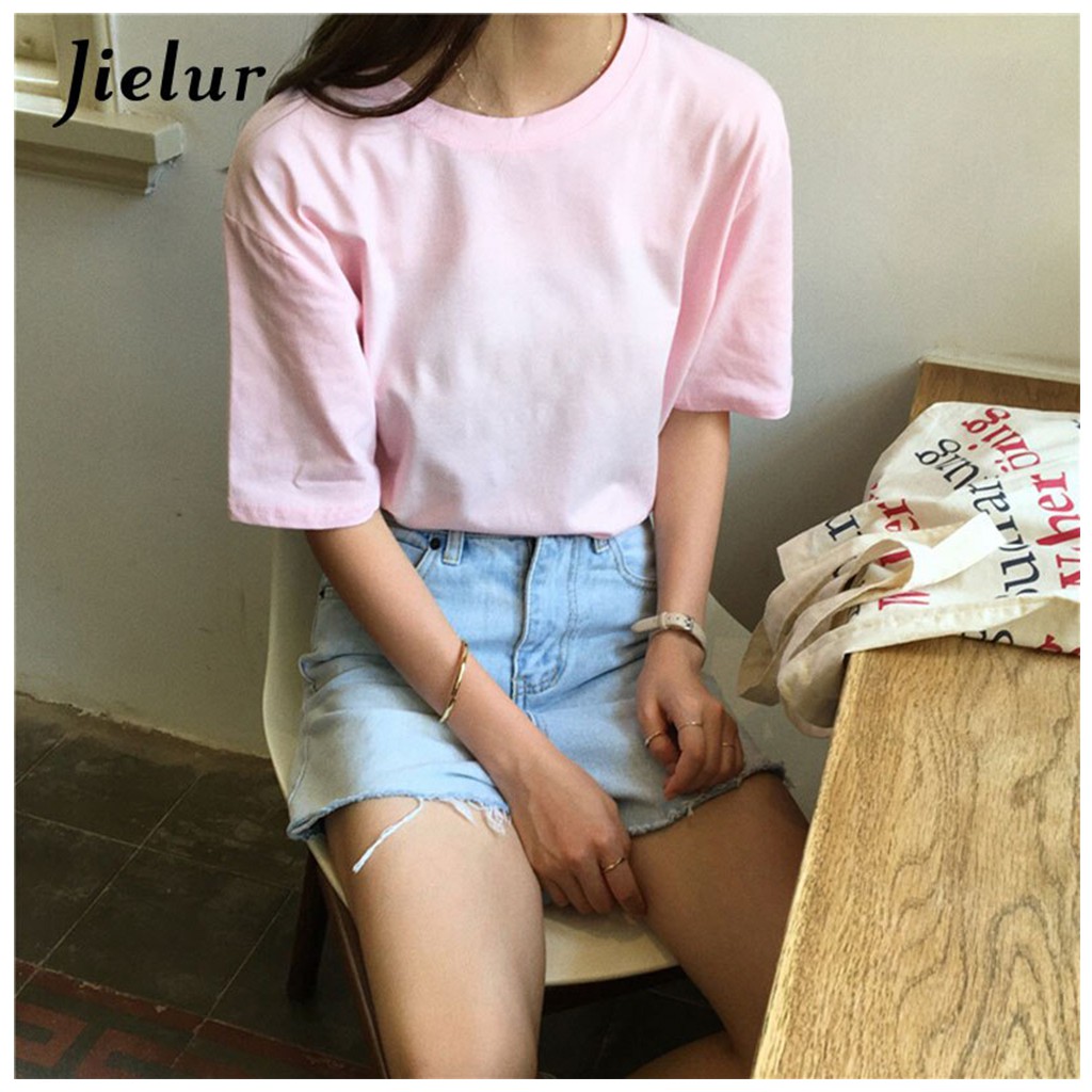 Áo thun nữ UNISEX Basic Tee trơn ( áo trơn không in )