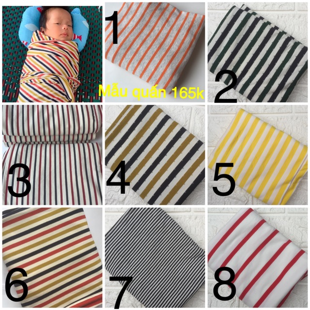 khăn quấn chũn 𝑭𝑹𝑬𝑬𝑺𝑯𝑰𝑷 ủ kénmay từ nguồn vải cocoon giúp bé sơ sinh ngủ ngon, chống giật mình