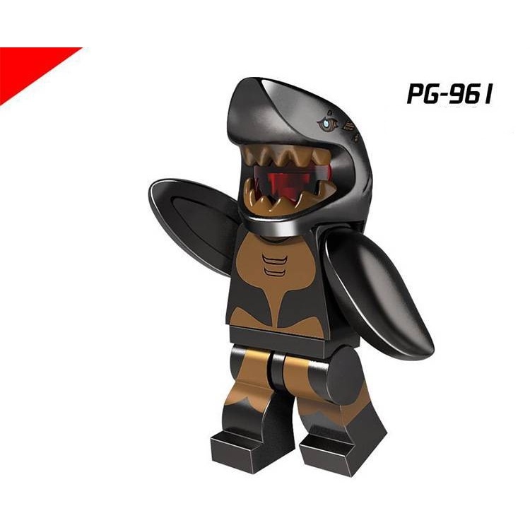 Đồ chơi trẻ em Lắp Ráp Mô Hình Lego Hình Cá Mập Cướp Biển Cho Bé