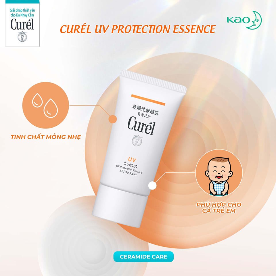 Curél UV tinh chất chống nắng UV Protection Essence SPF 30 PA+++ 50g