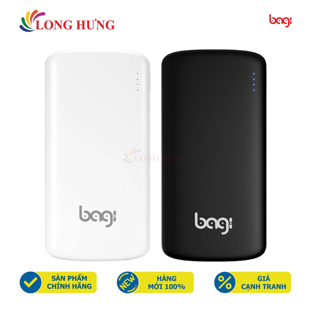 Sạc dự phòng Bagi 10000 mAh PB-P10 - Hàng chính hãng