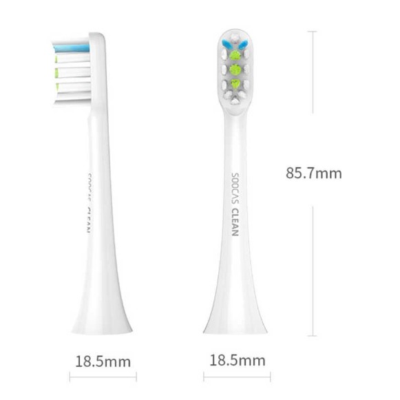 Bộ 2 chiếc Đầu bàn chải thay thế # Xiaomi Toothbrush head for soocare brushtooth (2pcs/set)