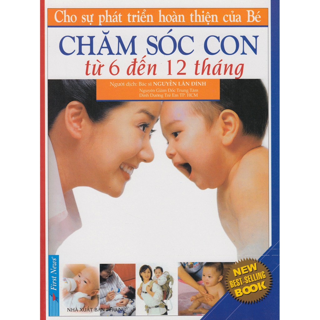 Sách - Combo Chăm sóc con - BS. Nguyễn Lân Đính (5 tập, lẻ cuốn tùy chọn)