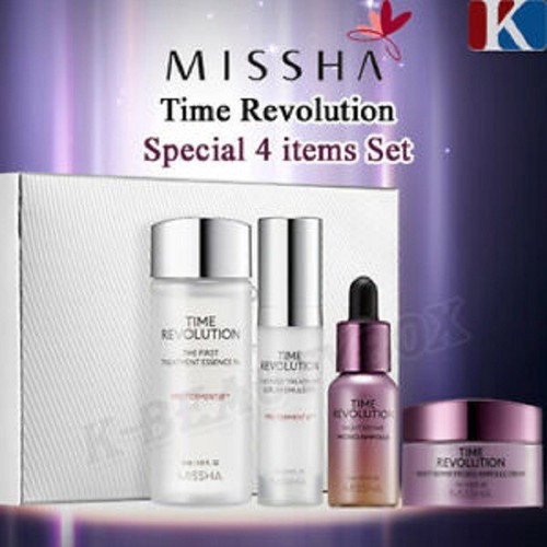 SET DƯỠNG TRẺ HÓA DA MISSHA TIME REVOLUTION SPECIAL MINIATURE KIT 4 MÓN