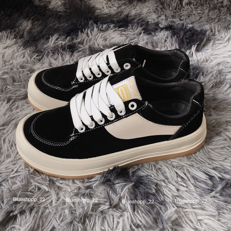 SẴN 1 VÀI SIZE] GIÀY THỂ THAO ĐẾ BẰNG UNISEX