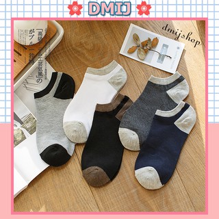 Set 5 đôi tất nam cổ thấp nhiều màu vớ nam cổ thấp 2 Phần TN12