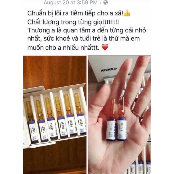 [Hàng Chuẩn Auth] Tế bào gốc nhau thai Melson dạng tiêm 50 ống