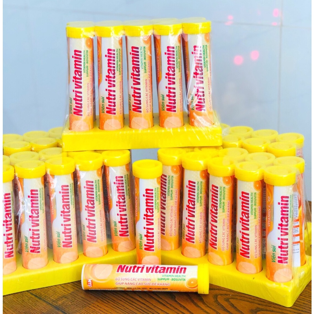 Viên sủi NUTRI VITAMIN - Bổ sung các vitamin, giúp nâng cao sức đề kháng