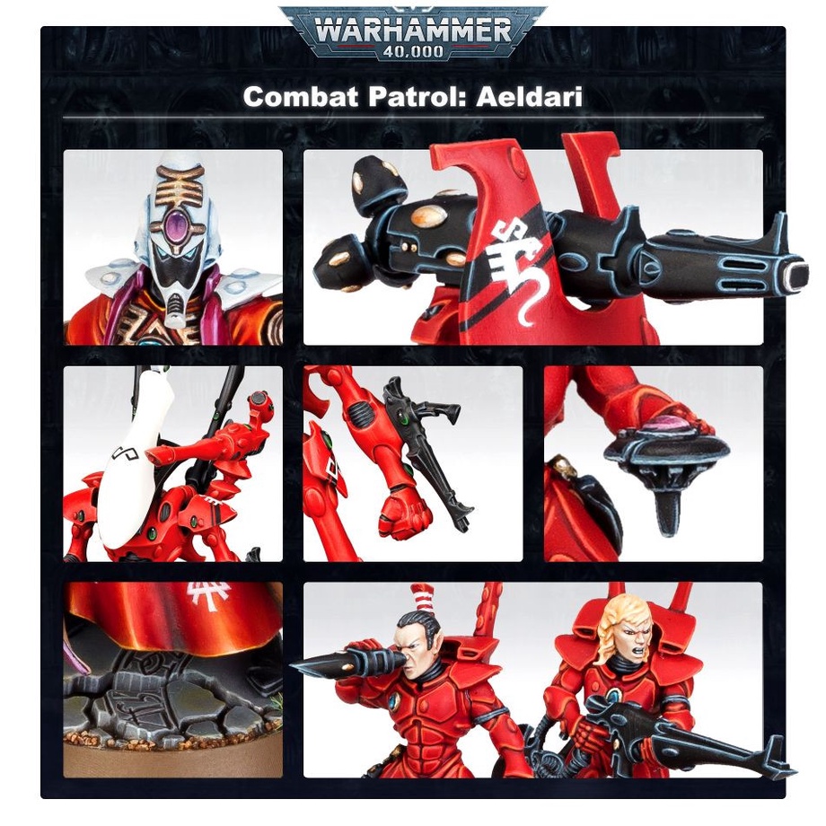 Mô hình nhân vật Warhammer 40k Combat Patrol: Aeldari