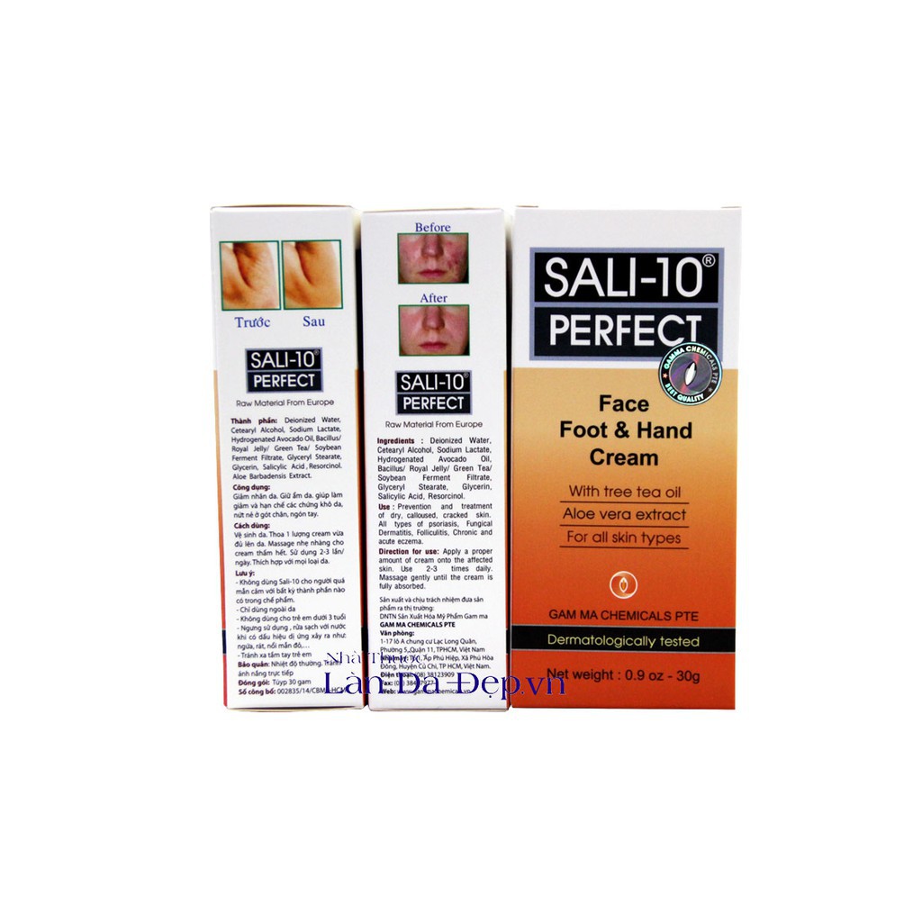 SALI-10 PERFECT 30G - Kem Trị khô da, nứt gót chân | BigBuy360 - bigbuy360.vn