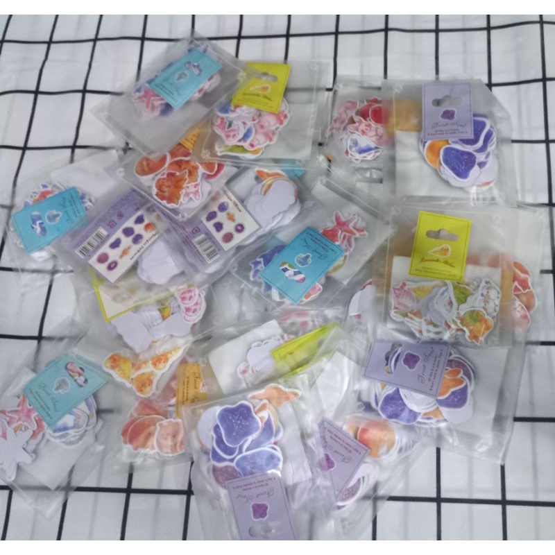 set 70 sticker cute