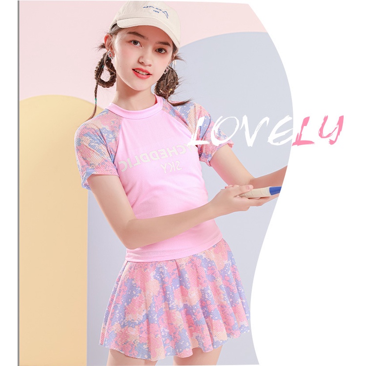 Chân Váy Bơi Thể Thao Chuyên Dụng Dành Cho Bé Gái