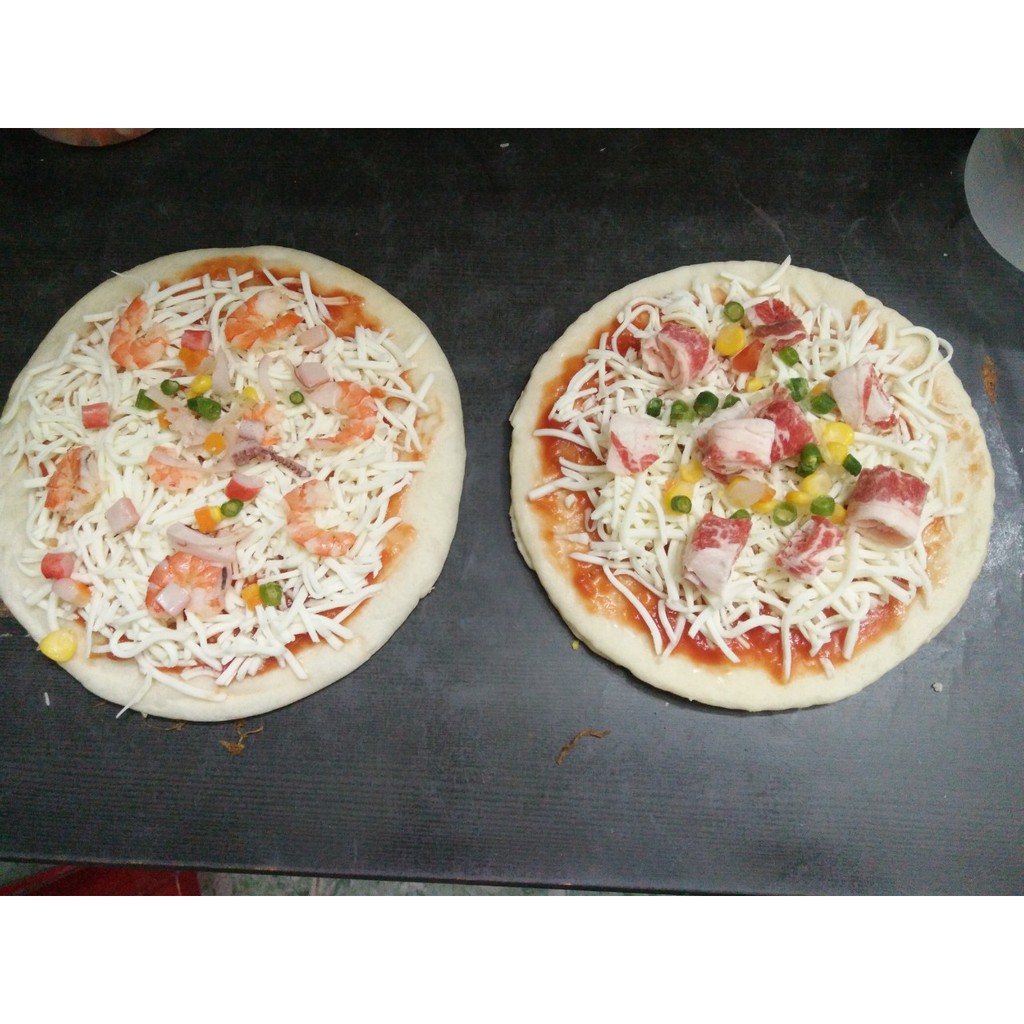 Pizza size 10cm làm sẵn tùy chọn (nw0)