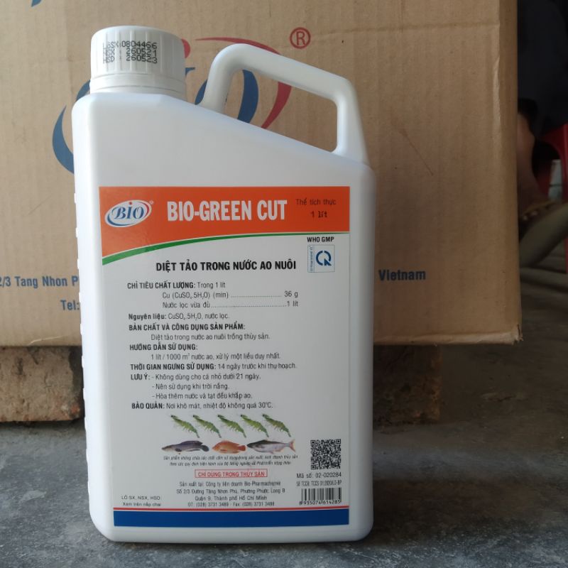 Thuốc diệt tảo trong nước BIO GREEN an toàn cho cá