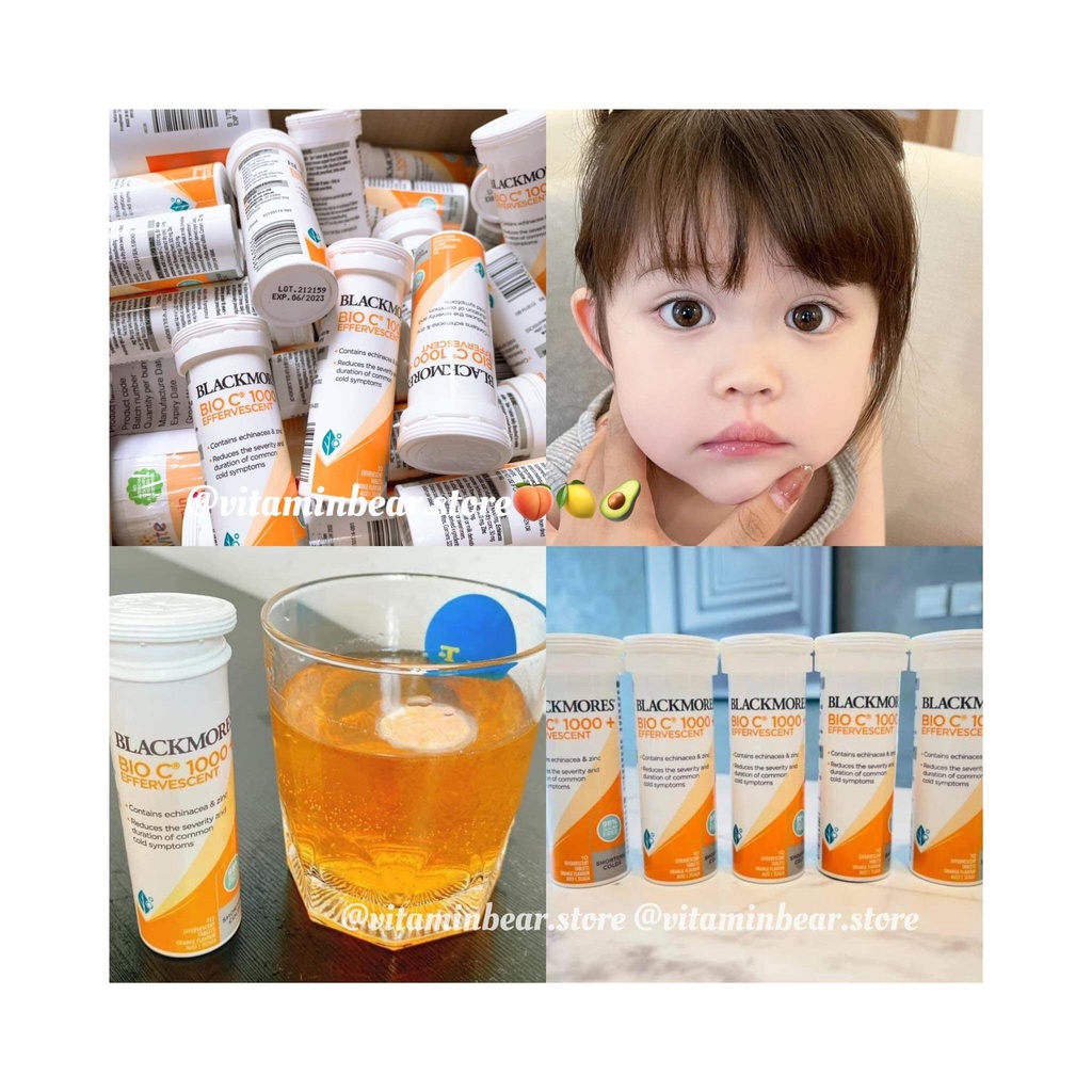 Viên sủi Blackmores Bio C 1000+ 10 viên