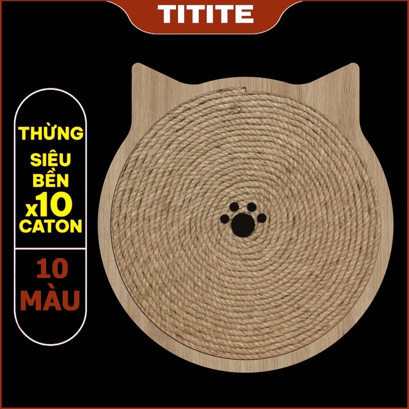 Bàn cào móng mèo nguyên khối cao cấp , bền chắc , tiết kiệm chi phí