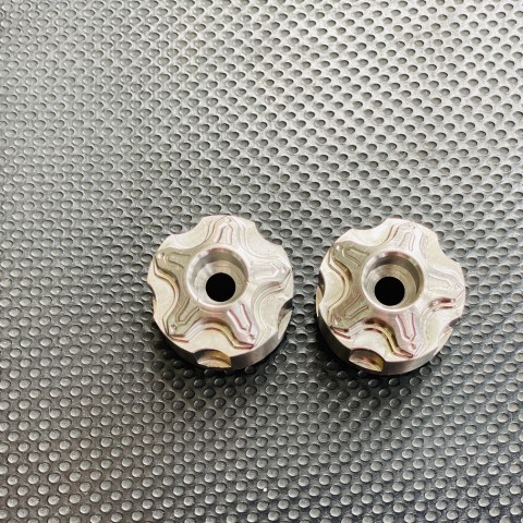 Cặp gù inox Salaya, Gù bông Salaya, Gù 5 cạnh bông Salaya sáng đẹp