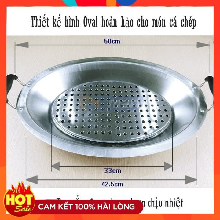 KHAY OM CÁ INOX- khay lẩu cá inox cao cấp [XẢ KHO]