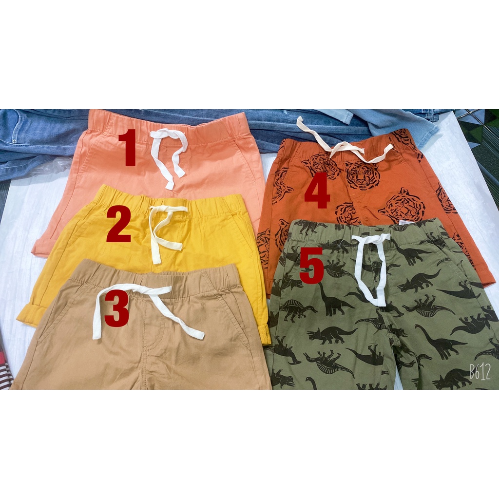 -QUẦN SHORT HM  CHO BÉ TRAI  - MÃ QBT06