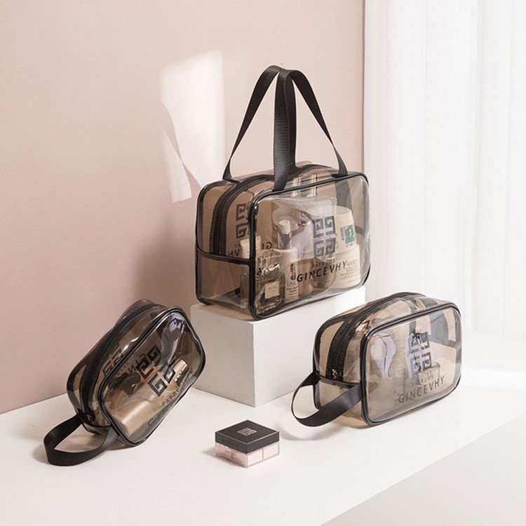 Túi đựng mỹ phẩm trong suốt chống thấm nước đa dạng kích thước đi biển đi bơi tiện lợi du lịch VS STORE