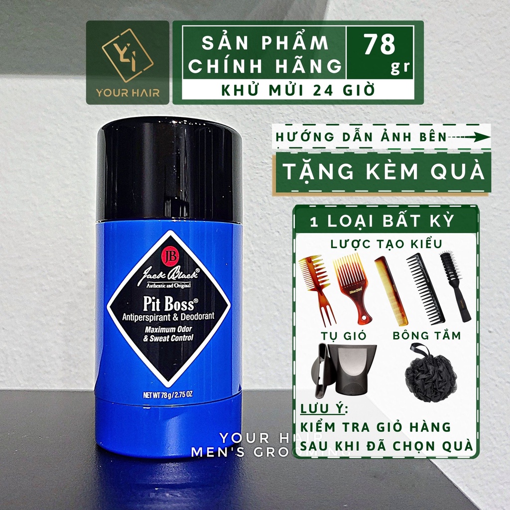 Lăn khử mùi Jack Black Pit Boss® Antiperspirant &amp; Deodorant - 78g