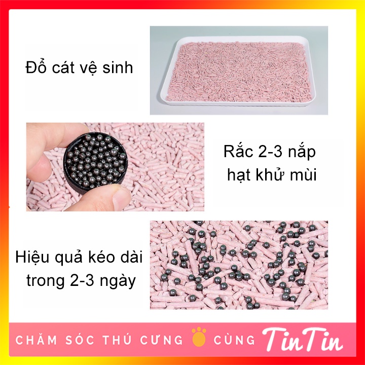 Hạt Khử Mùi Than Hoạt Tính Cát Vệ Sinh Cho Mèo 300g