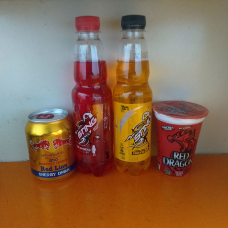 combo 4 loại nước tăng lực