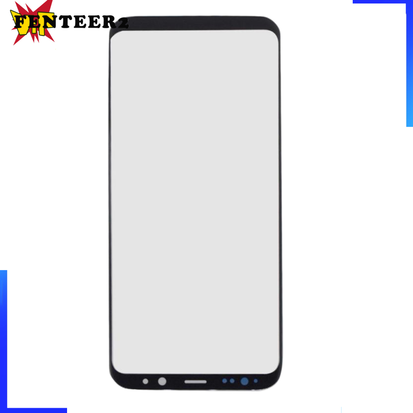 (Fenteer2 3c) Lens Mặt Trước Mặt Trước Thay Thế + Khung Đen Cho Samsung Galaxy S8 + G955