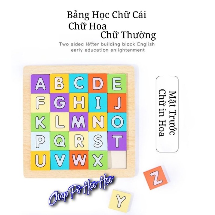 GIÁO CỤ HỌC ĐÁNH VẦN CHỮ CÁI TIẾNG ANH/SỐ ĐẾM/XEM ĐỒNG HỒ