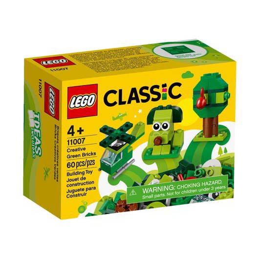 Đồ chơi Xếp hình LEGO 11007 Hộp lắp ráp sáng tạo màu xanh lá