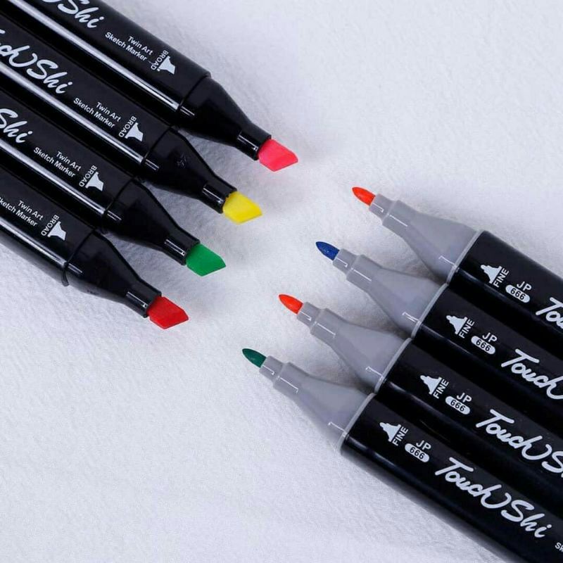 Bộ 48 bút màu marker Touch kèm túi xách