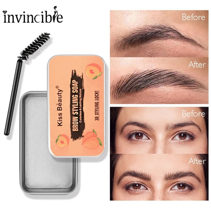 Sáp Định Hình Lông Mày 3D Lâu Trôi Kháng Nước Chống Mồ Hôi Không Màu