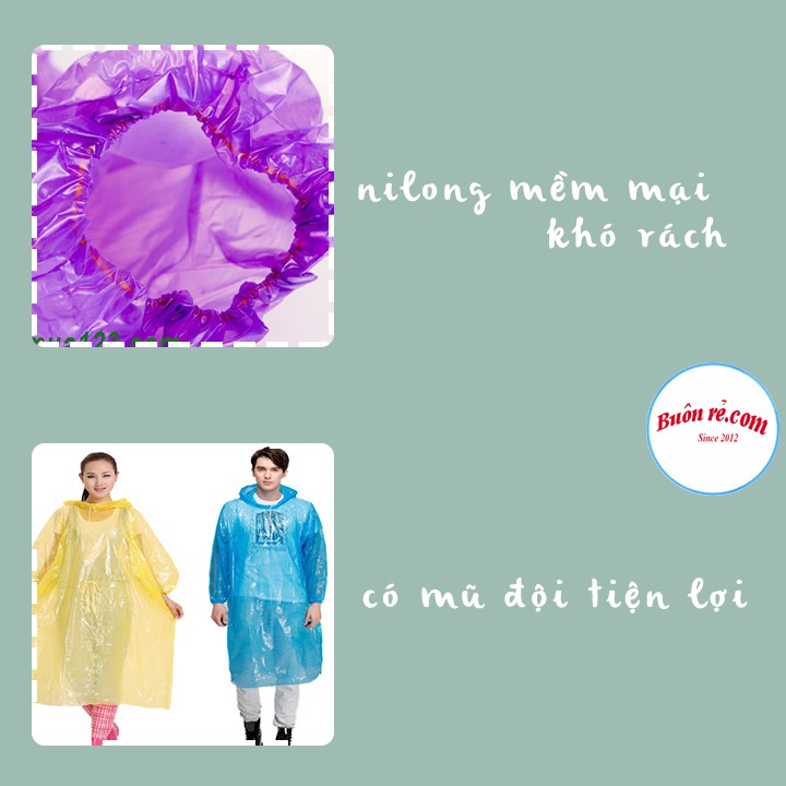 Áo mưa giấy chống nước tốt bền đẹp _ 01272_Buonrecom